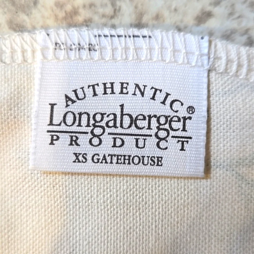 New Longaberger XS Gatehouse Botanical Field Liner